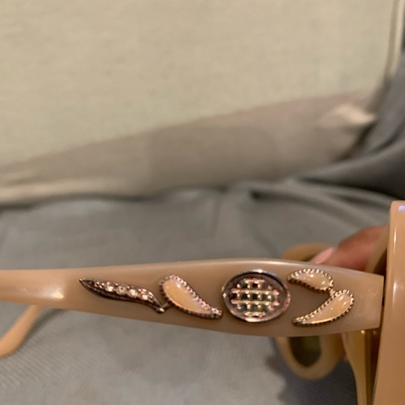 BLVGARI Sunglasses Nude Pinkto Color Frame Celluloid Lens Plastic - Picture 9 of 14